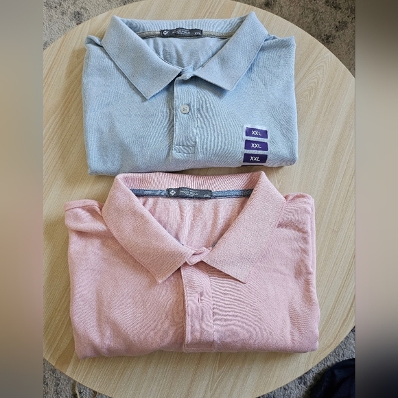 Bundle Of Two Pique Polo Member Mark Shirts Size XXL. - Picture 2 of 12